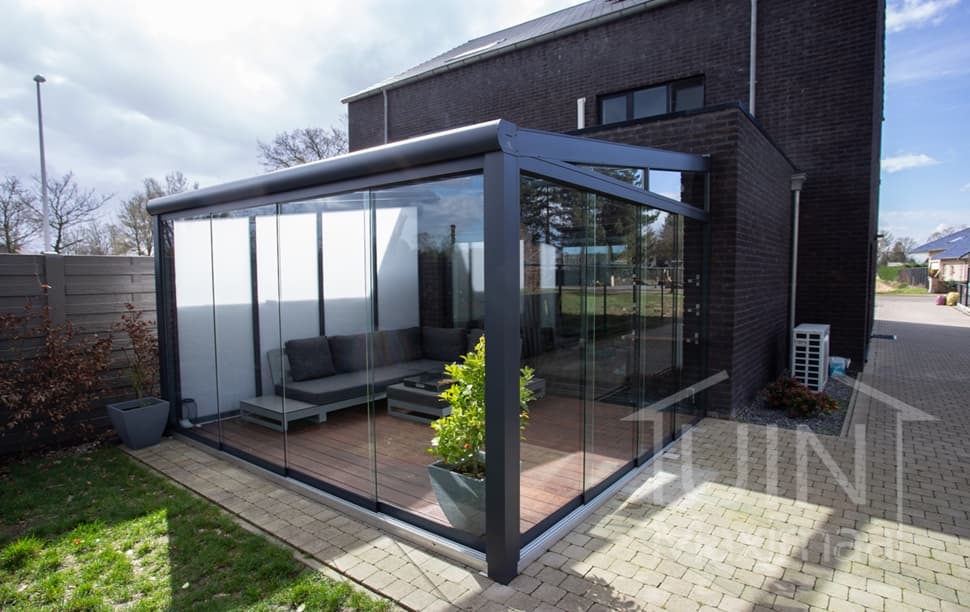 Portes et baies coulissantes anthracite Portes et baies coulissantes anthracite