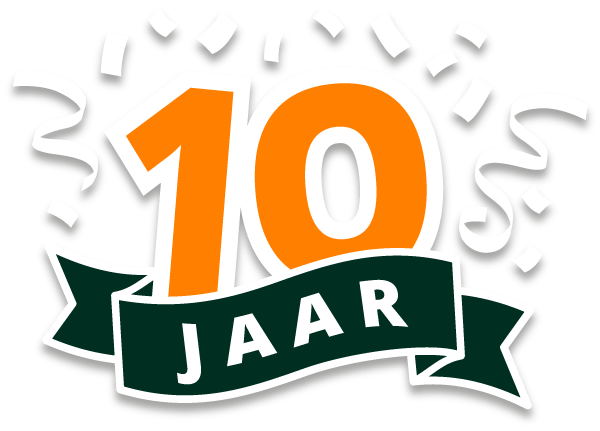 10 jaar tuinmaximaal logo