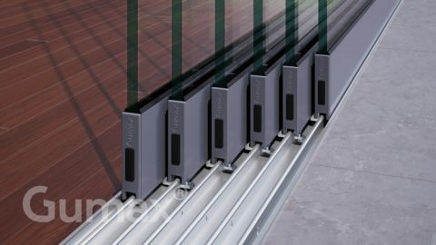 Gumax® door follower 6-rail
