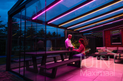 Lighting System Gumax® avec parois coulissantes en verre Lighting System Gumax® avec parois coulissantes en verre