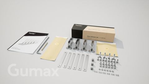 Gumax® deurmeenemer 3-rail