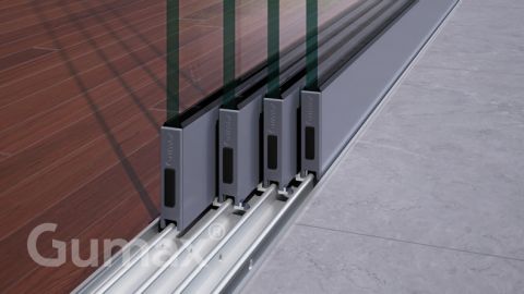 Gumax® deurmeenemer 4-rail
