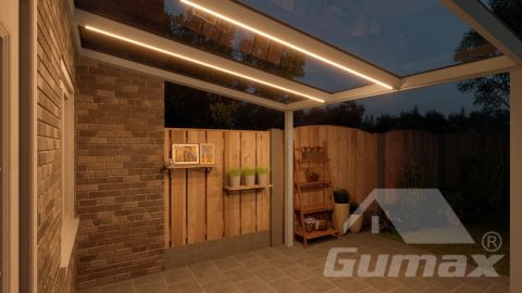 gumax lighting system 3.06m x 3.0m wit onder