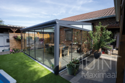 Moderne Gumax® serre in mat antraciet 5,06 meter bij 4 meter Moderne Gumax® serre in mat antraciet 5,06 meter bij 4 meter