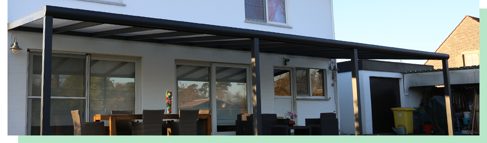 Genieten met de terrasoverkapping Hele jaar door genieten