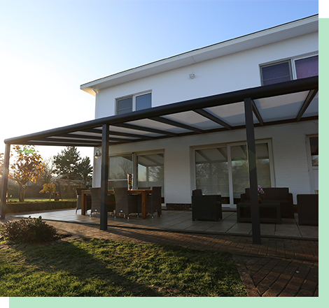 Genieten met de terrasoverkapping Hele jaar door genieten